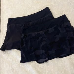 Bundle of Lululemon Play off the Pleats skirts Size 10